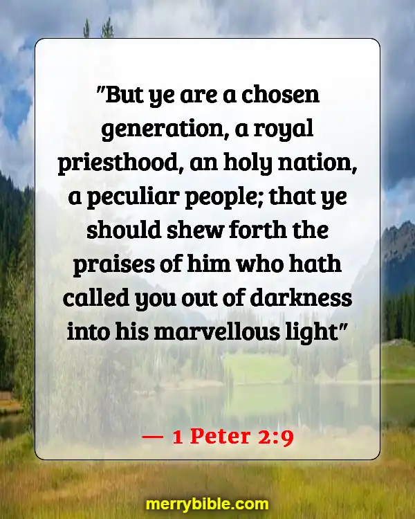 Bible Verses About Belonging To The Family Of God (1 Peter 2:9)