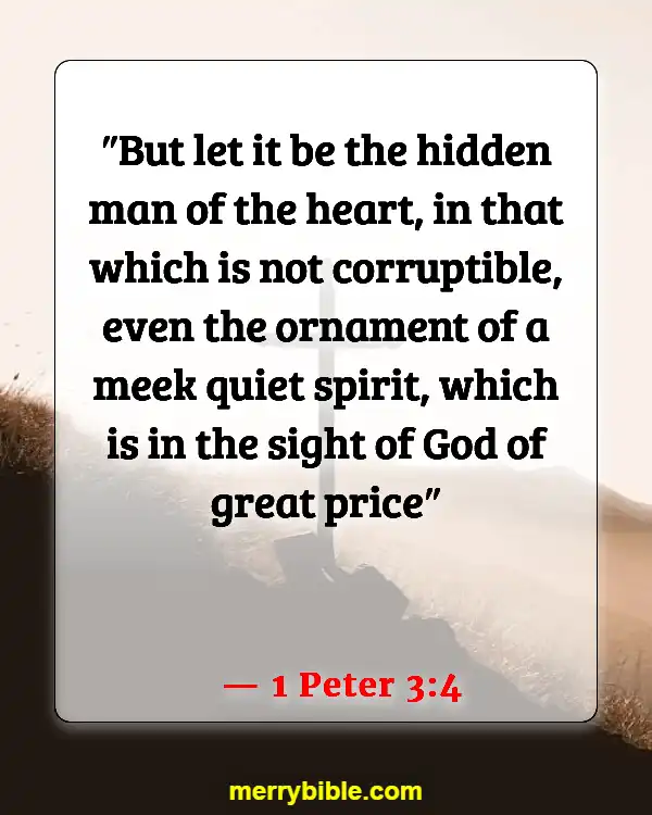 Bible Verse About Hard Working Woman (1 Peter 3:4)