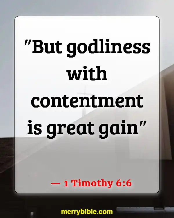 Bible Verses About Material Possessions (1 Timothy 6:6)