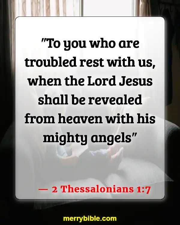 Bible Verses About Destruction Of The Earth By Fire (2 Thessalonians 1:7)