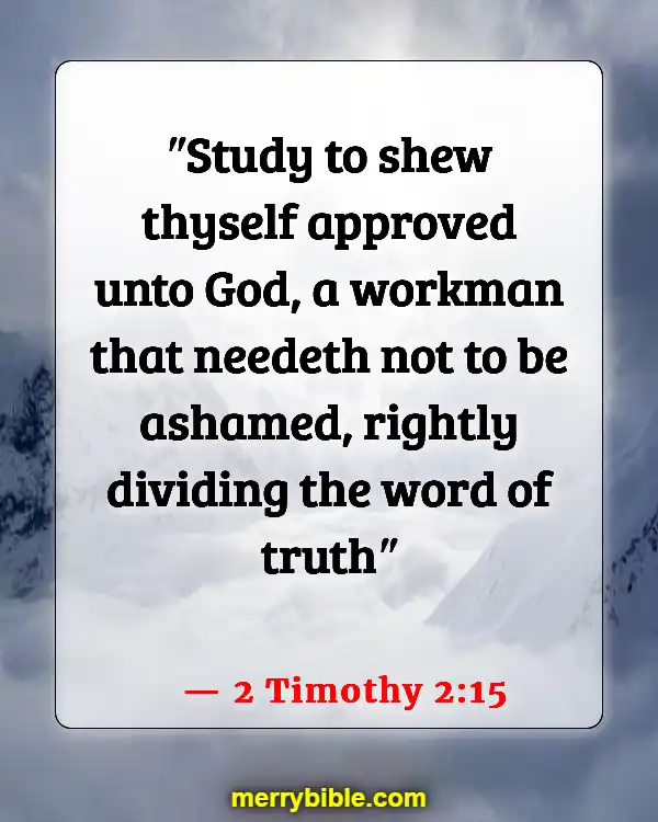 Bible Verses About Deception In The Last Days (2 Timothy 2:15)