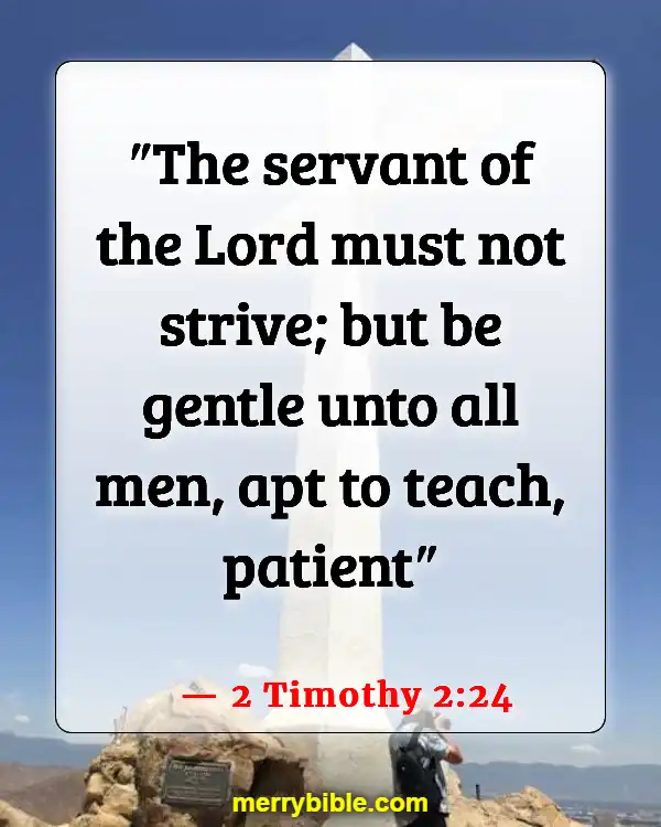 Bible Verses About Criticizing Pastors (2 Timothy 2:24)