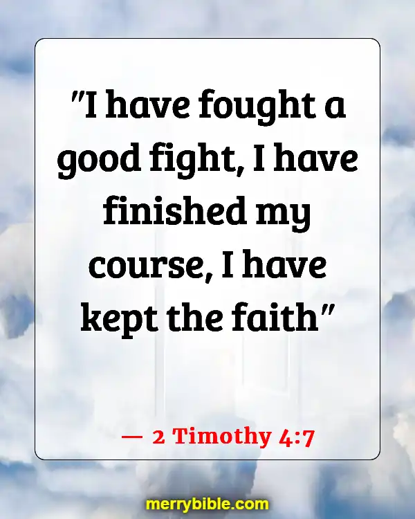Bible Verse About Running The Race With Perseverance (2 Timothy 4:7)