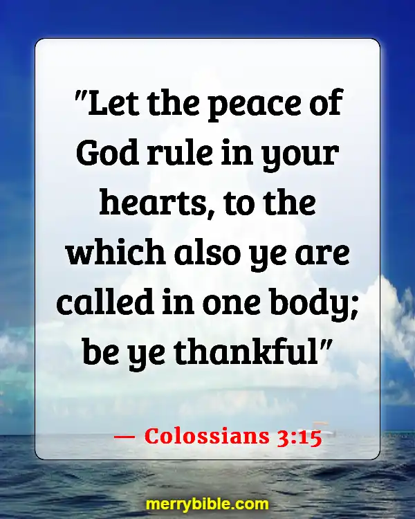 Bible Verses About God Directing Your Path (Colossians 3:15)