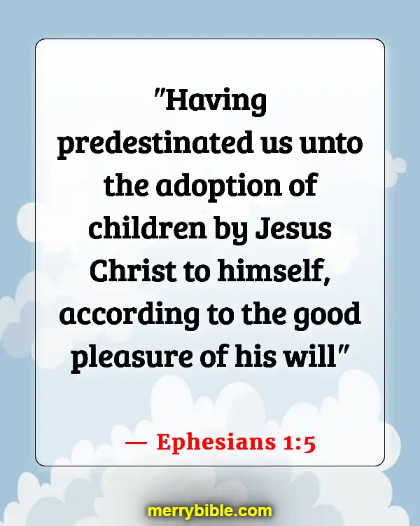Bible Verses About Belonging To The Family Of God (Ephesians 1:5)