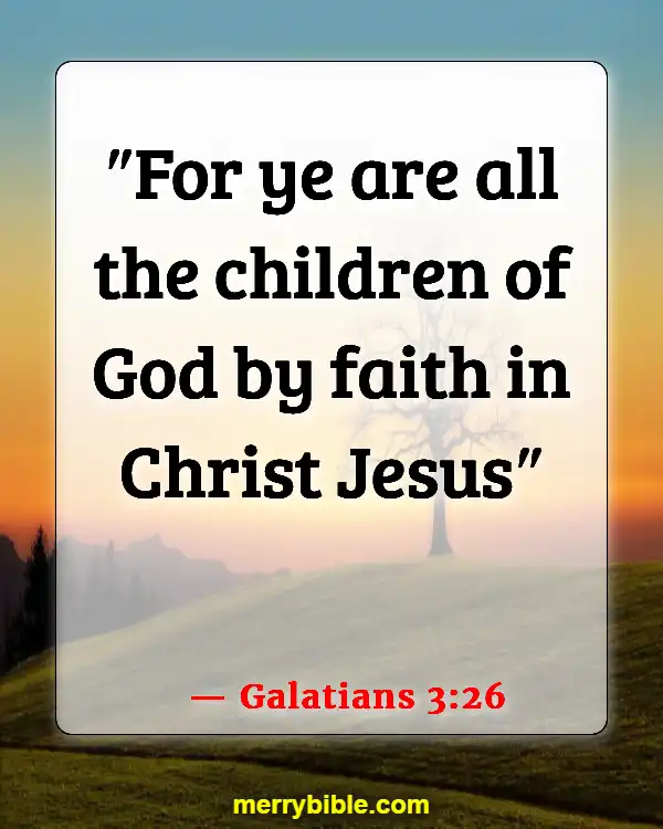 Bible Verses About Belonging To The Family Of God (Galatians 3:26)