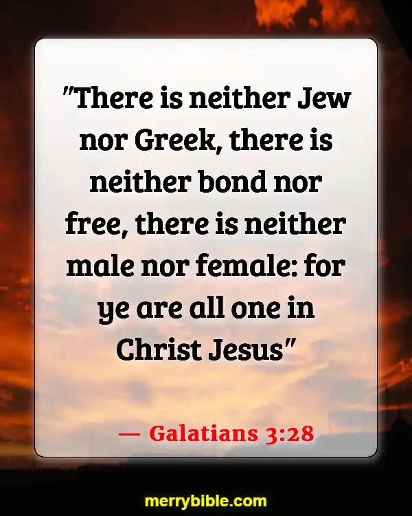 Bible Verses About Being Unique And Special (Galatians 3:28)