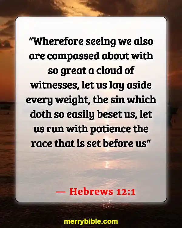 Bible Verse About Running The Race With Perseverance (Hebrews 12:1)