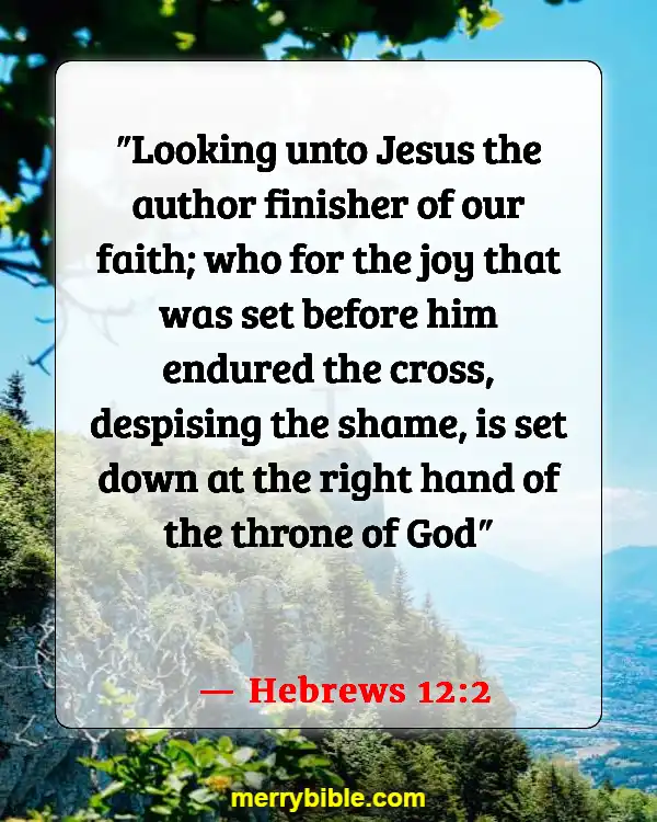 Bible Verses About Jesus Doing The Will Of The Father (Hebrews 12:2)
