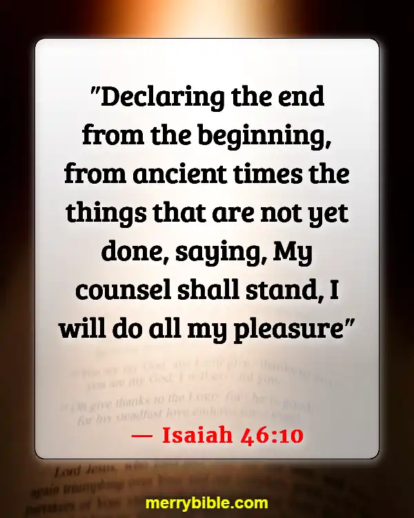 Bible Verses About Remembering What God Has Done (Isaiah 46:10)