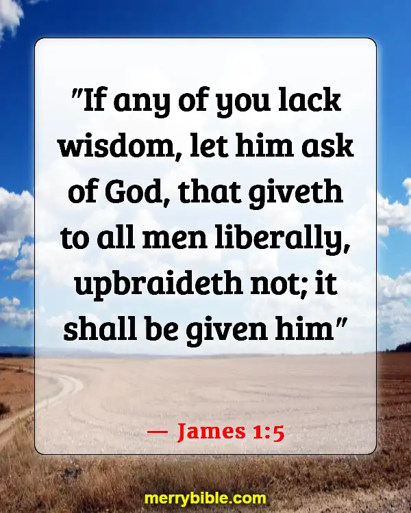 Bible Verses About God Directing Your Path (James 1:5)