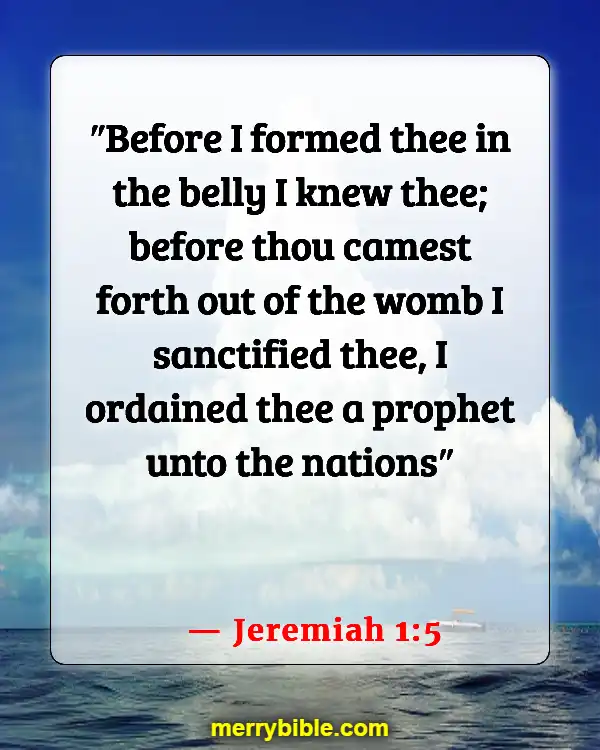 Bible Verses About Being Unique And Special (Jeremiah 1:5)