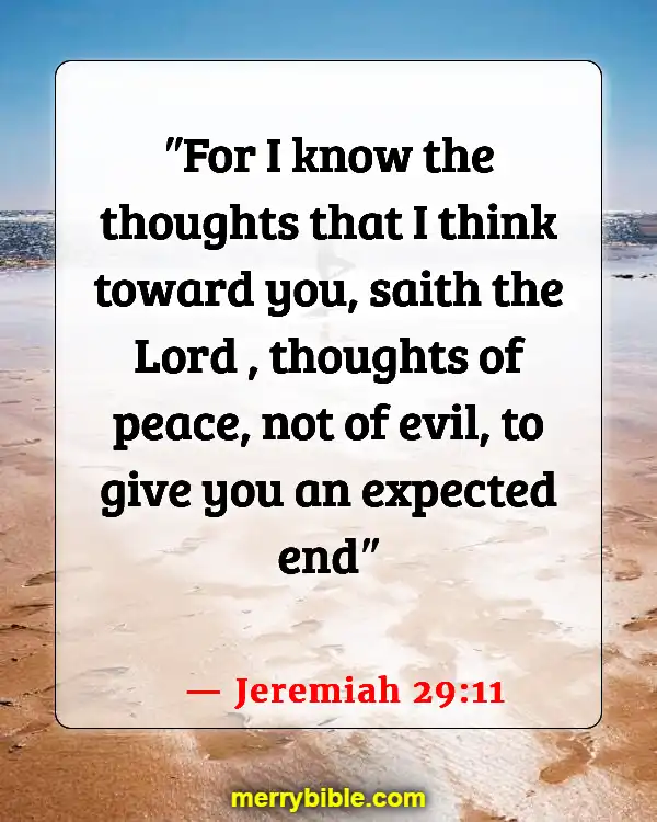 Bible Verses About God Walking With Us Through Hard Times (Jeremiah 29:11)
