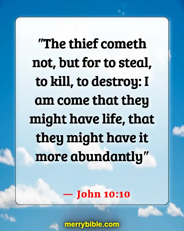 Bible Verses About Living Life To The Fullest (John 10:10)