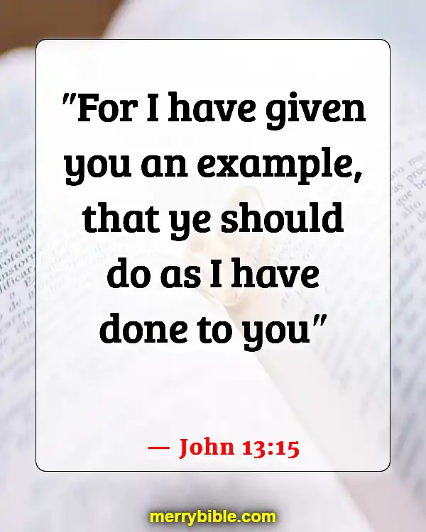 Bible Verses About Jesus Doing The Will Of The Father (John 13:15)
