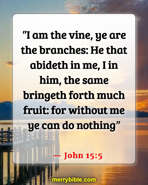Bible Verses About Being Unique And Special (John 15:5)