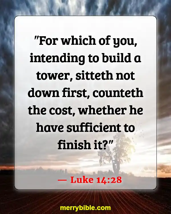 Bible Verses For Students Encouragement (Luke 14:28)