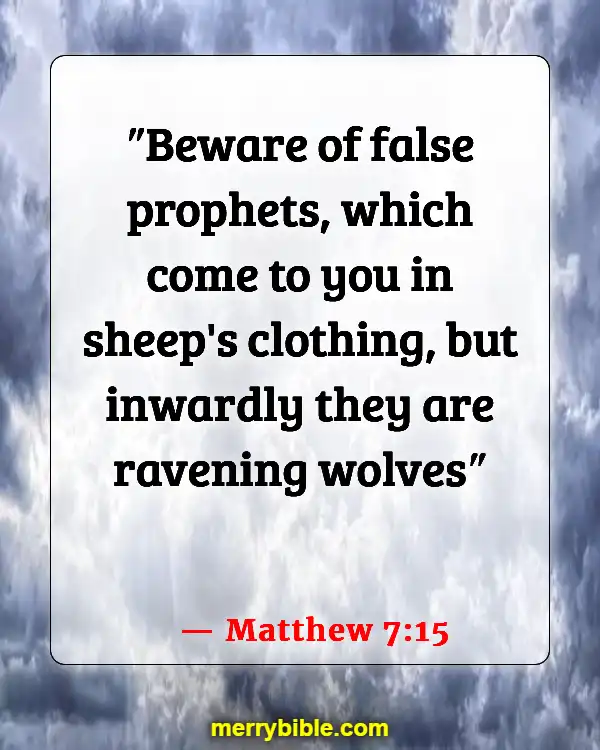 Bible Verses About Deception In The Last Days (Matthew 7:15)