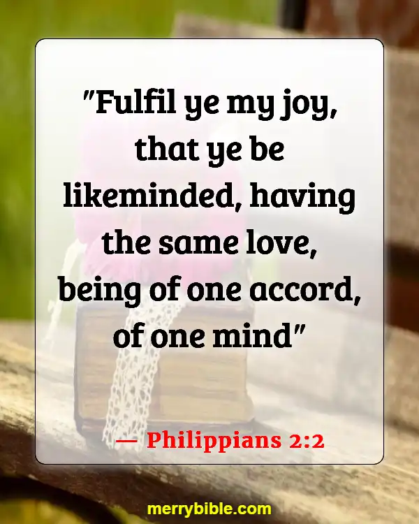 Bible Verses About God Holding Us Together In His Arms (Philippians 2:2)