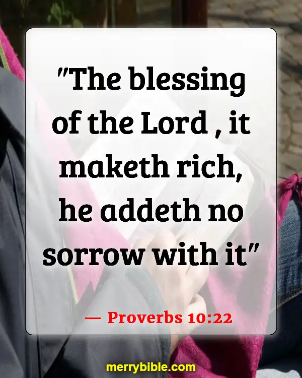 Bible Verses About Material Possessions (Proverbs 10:22)