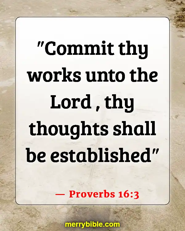 Bible Verses About Business Blessings (Proverbs 16:3)