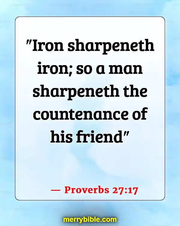 Bible Verses About Criticizing Pastors (Proverbs 27:17)