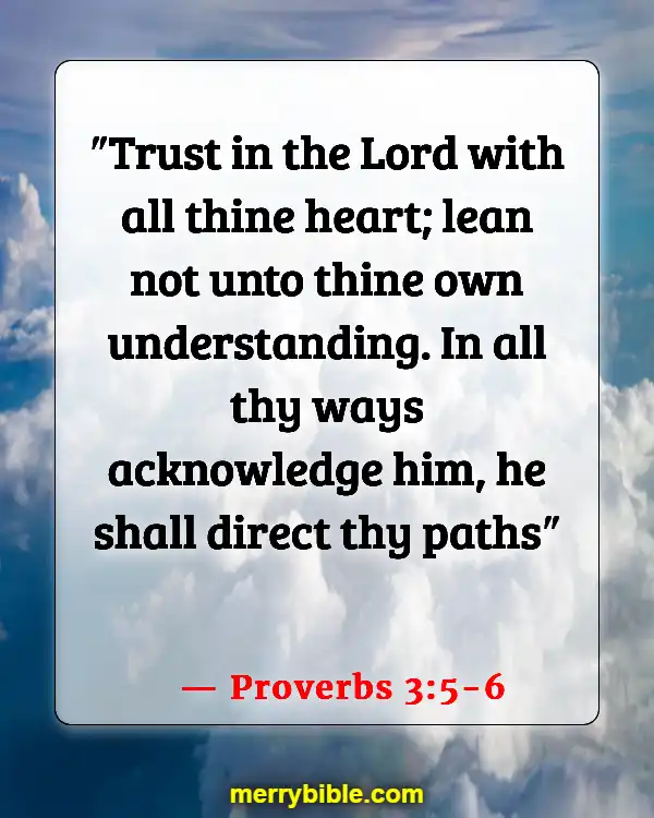 Bible Verses About Living Life To The Fullest (Proverbs 3:5-6)