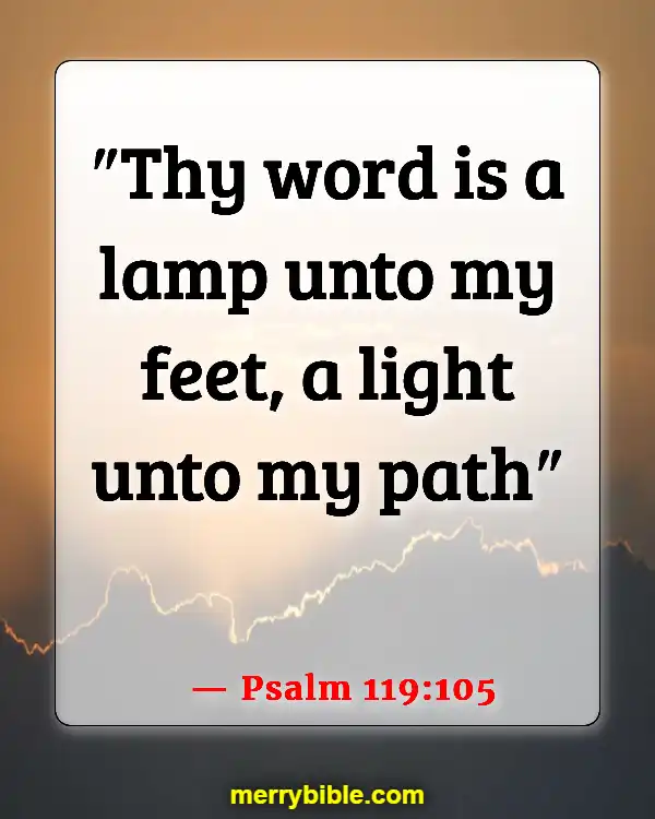 Bible Verses About God Directing Your Path (Psalm 119:105)