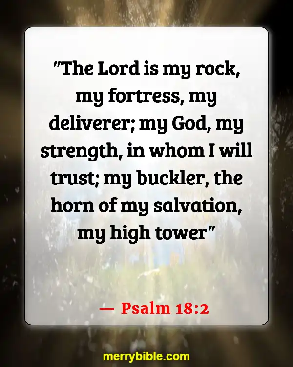 Bible Verses About God Holding Us Together In His Arms (Psalm 18:2)