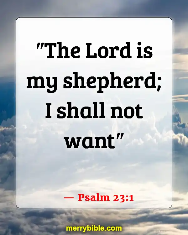 Bible Verses About Surrendering Your Life To God (Psalm 23:1)