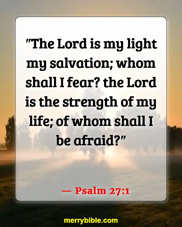 Bible Verses For Dealing With Difficult Family Members (Psalm 27:1)