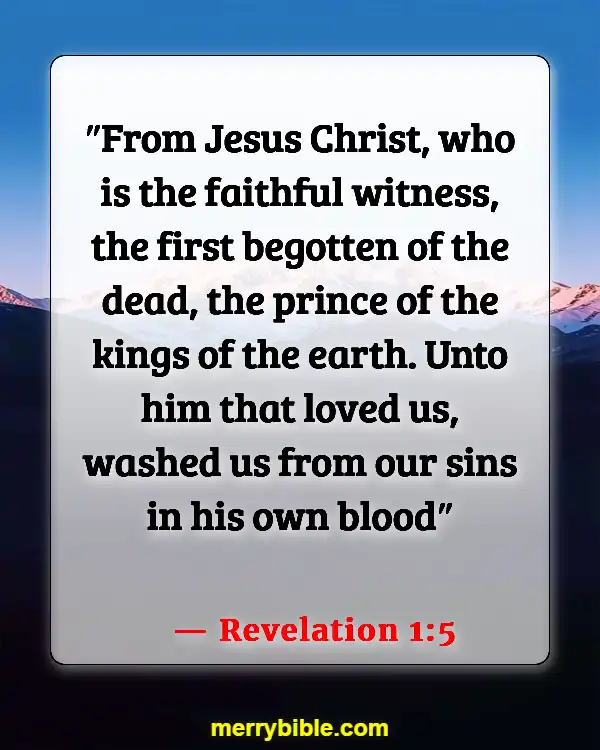 Bible Verses On Victory Through The Blood Of Jesus (Revelation 1:5)