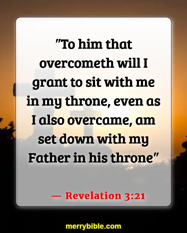 Bible Verses On Victory Through The Blood Of Jesus (Revelation 3:21)