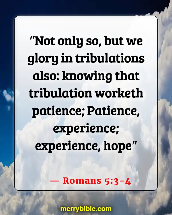 Bible Verse About Running The Race With Perseverance (Romans 5:3-4)
