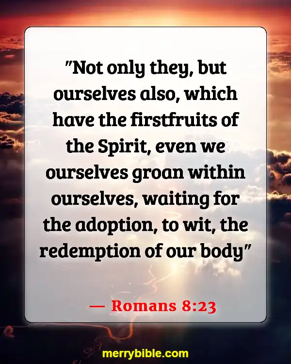 Bible Verses About Belonging To The Family Of God (Romans 8:23)