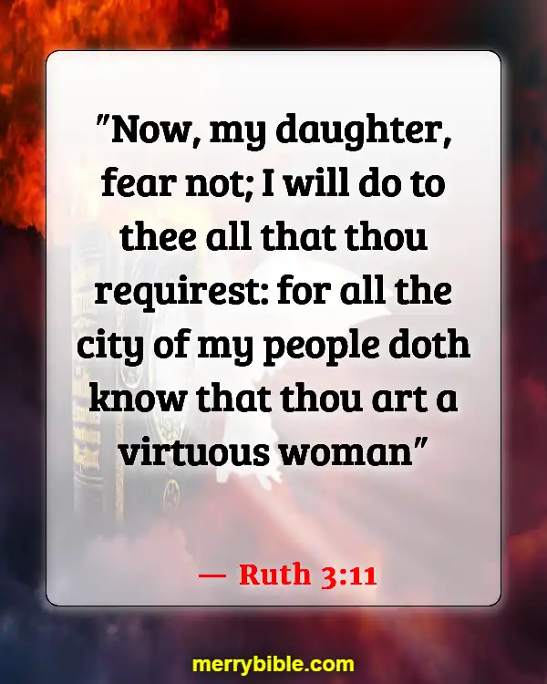 Bible Verse About Hard Working Woman (Ruth 3:11)